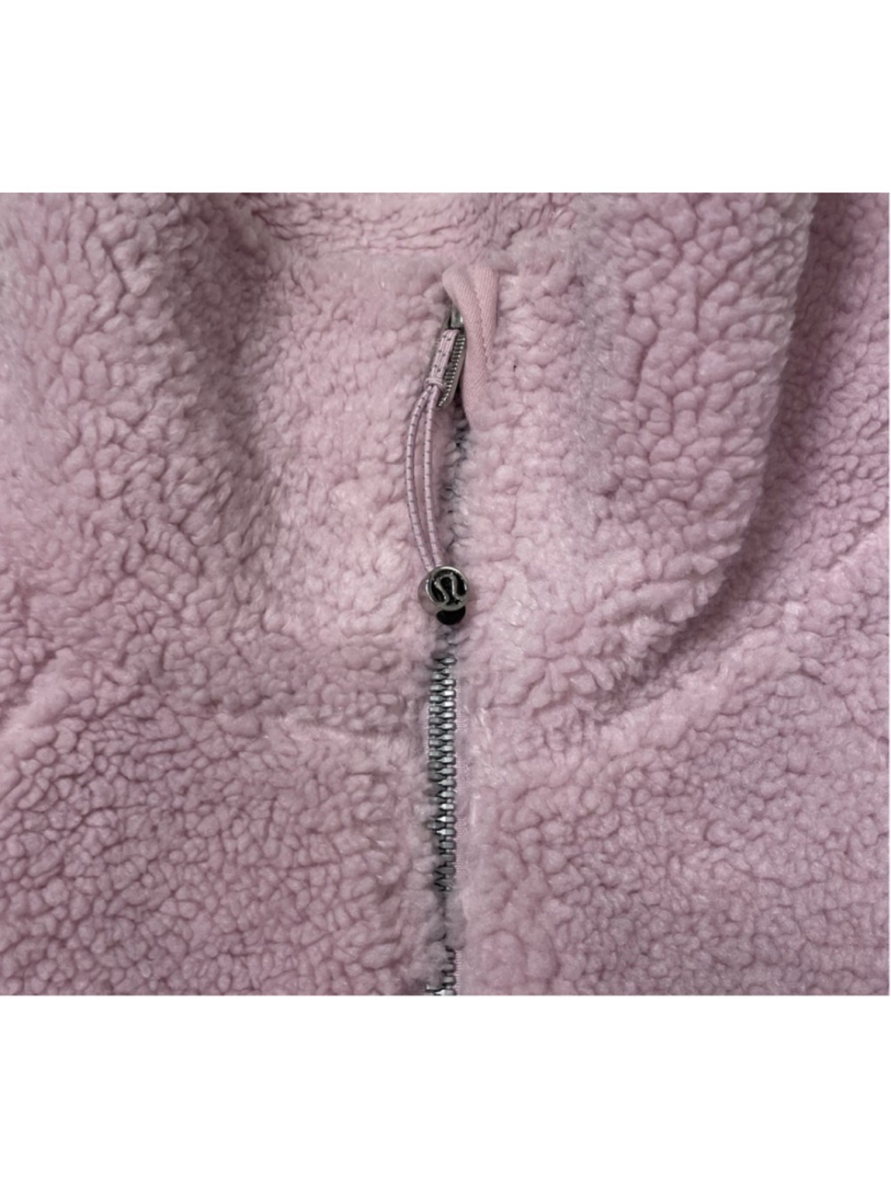 Lululemon Scuba Oversized Fleece Athleisure Funnel Neck 1/2 Zip Pink Peony M/L - Picture 4 of 8